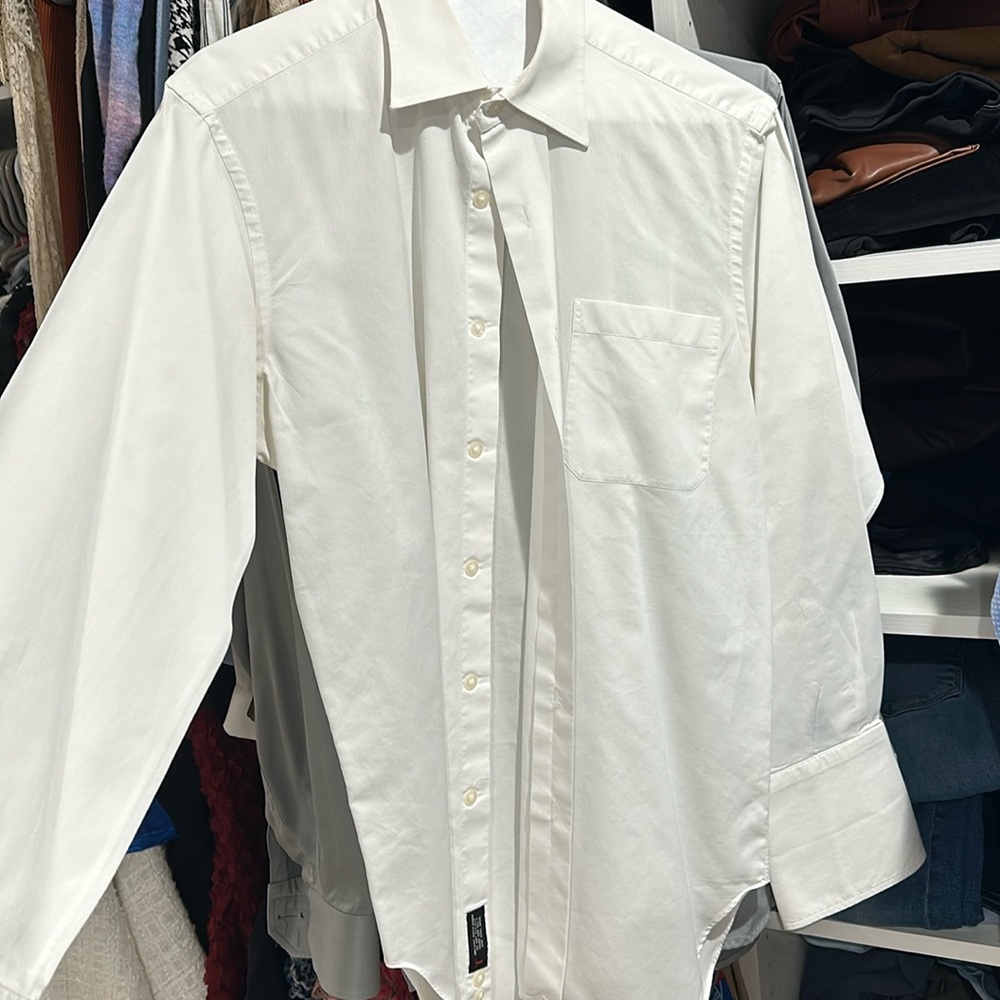 Robert Talbott white dress shirt